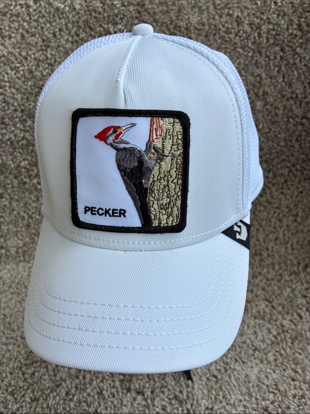 Goorin Bros. The Farm Woodpecker White Mesh Trucker Cap
